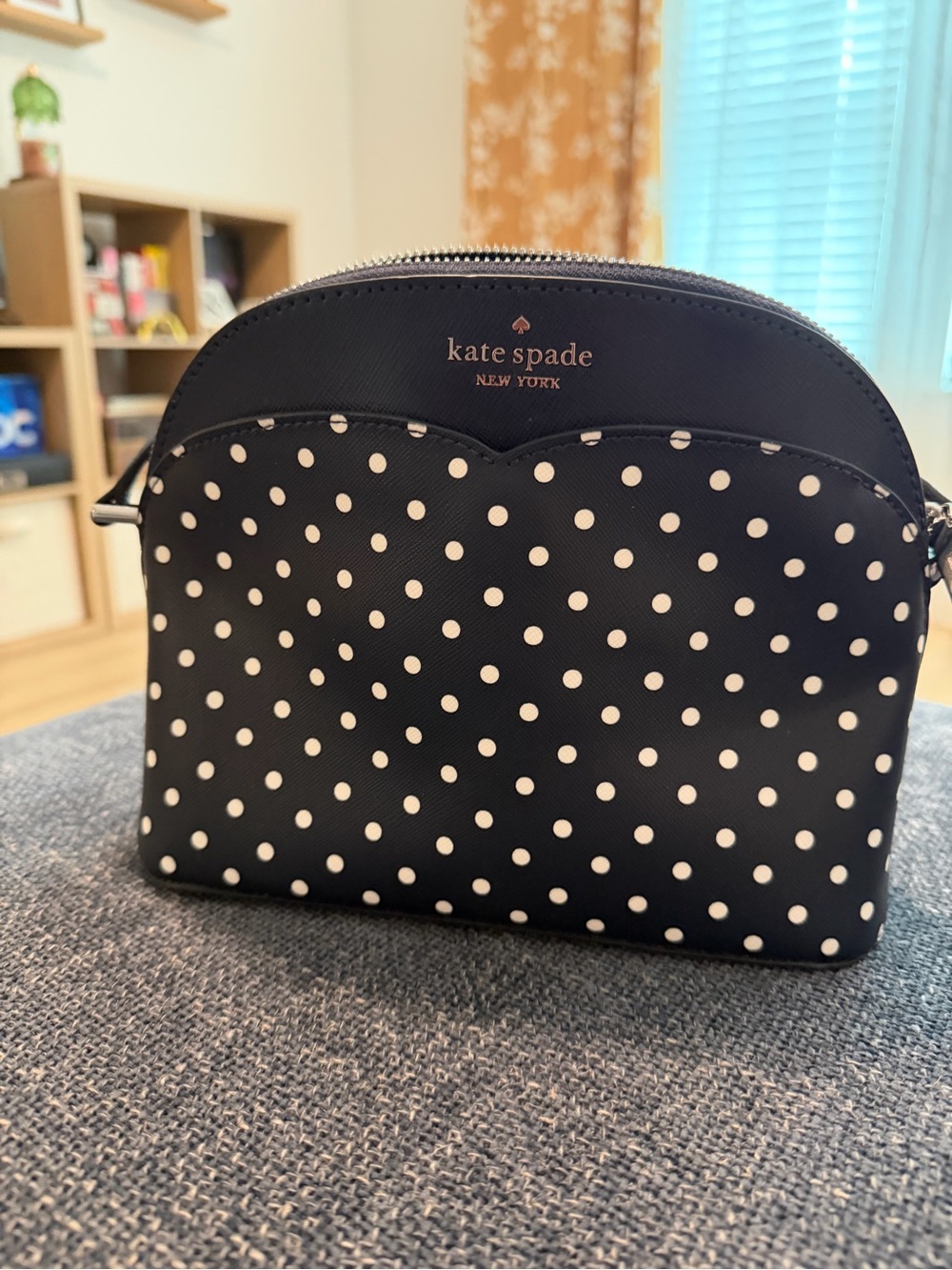 kate spade New York Black Polka Dot Crossbody Bag